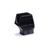 Capot C, Alliage de zinc moulé, acier inoxydable, IP65, Sortie verticale, M25